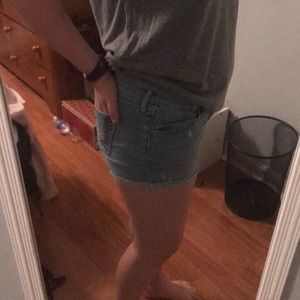 Light Blue Hollister Jean Shorts